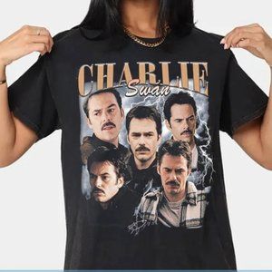 Charlie Swan Vintage 90's Tee, Billy Burke Fan Made Tee, Team Charlie Tee